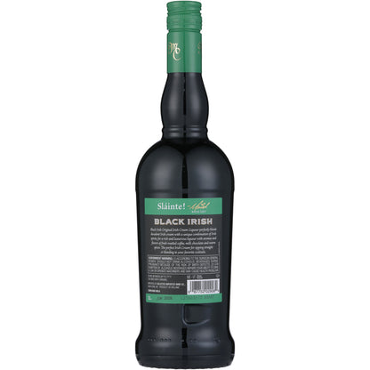 Black Irish Cream Liqueur Irish Cream 34 - 750ML - Back