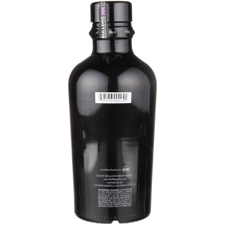 Bulldog London Dry Gin 80 - 1.0L - Back