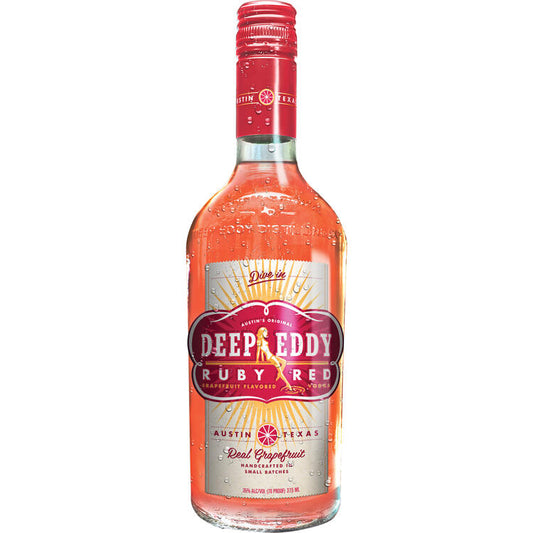 Deep Eddy Ruby Red Grapefruit Flavored Vodka 70 - 375ML - Front