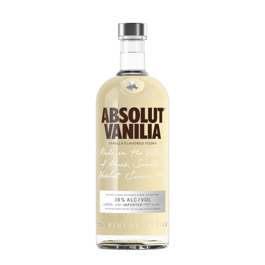 Absolut Vanilla Flavored Vodka Vanilia 76 - 1.0L - Front
