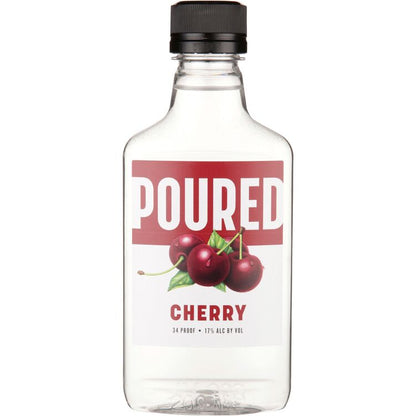 Poured Cherry Flavored Wine - 200ML - Front