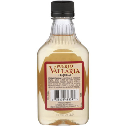 Puerto Vallarta Tequila Gold 80 - 200ML - Back