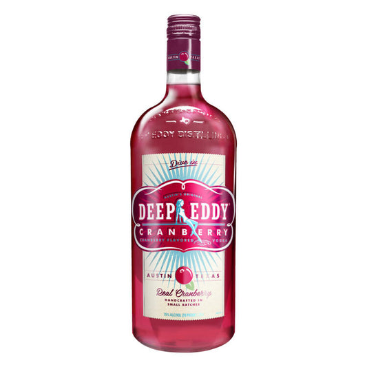 Deep Eddy Cranberry Flavored Vodka 70 - 1.75L - Front