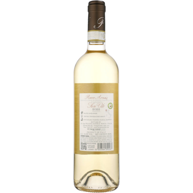 Pelassa Roero Arneis San Vito 2022 - 750ML - Back