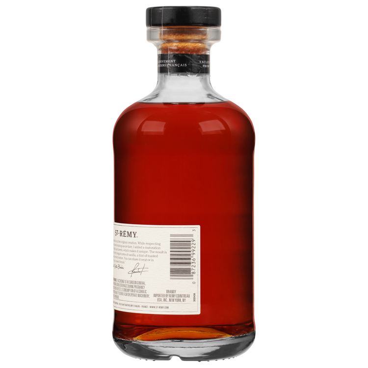 St. Remy Brandy Signature 80 - 750ML - Back