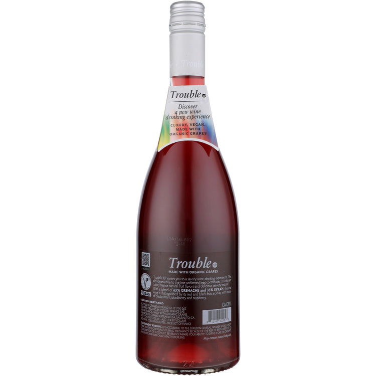 Gerard Bertrand Rouge Trouble Xp Cloudy Wine France 2023 - 750ML - Back
