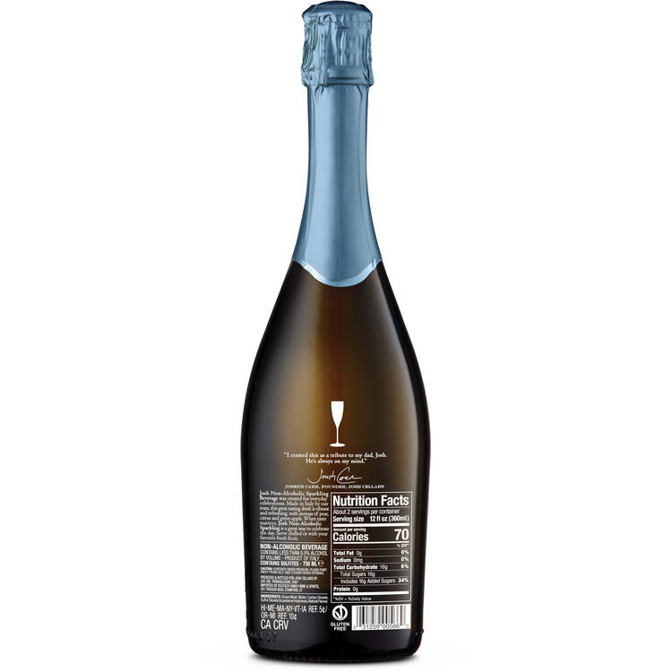 Josh Cellars Sparkling Wine Non Alcoholic - 750ML - Back
