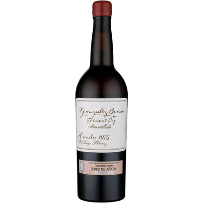 Gonzalez Byass Sherry Anada Finest Dry Vintage Collection Palo 1975 - 750ML - Front