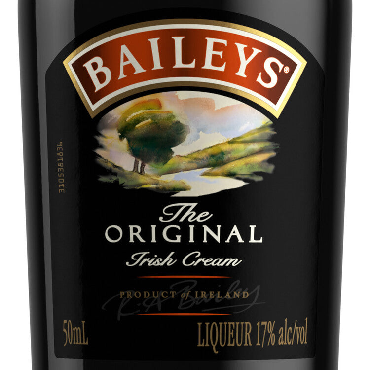 Baileys Irish Cream Liqueur The Original 34 - 50ML - Front Label