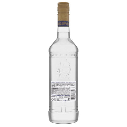 Captain Morgan Light Rum Signature White Caribbean Rum 80 - 1.0L - Back