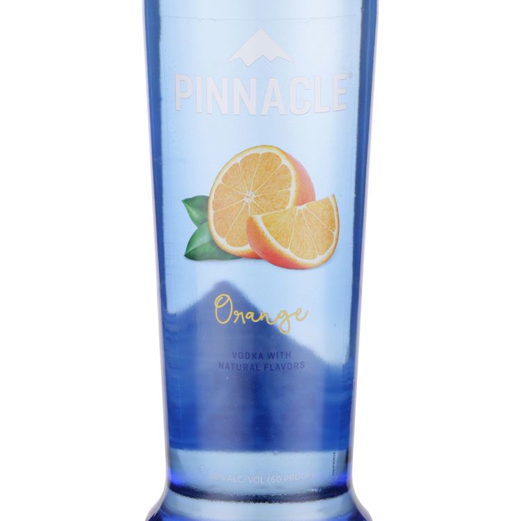 Pinnacle Orange Flavored Vodka 60 - 750ML - Front Label