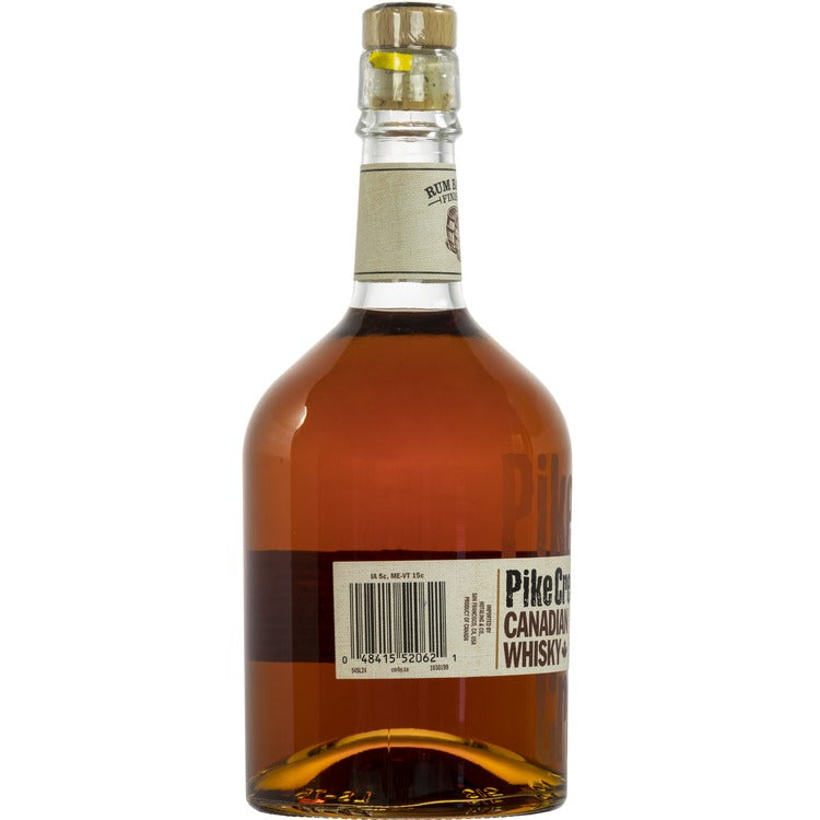 Pike Creek Canadian Whisky Finished In Rum Barrels 10 Yr 84 - 750ML - Back