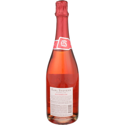 Earl Stevens Sparkling Watermelon Flavored Wine - 750ML - Back