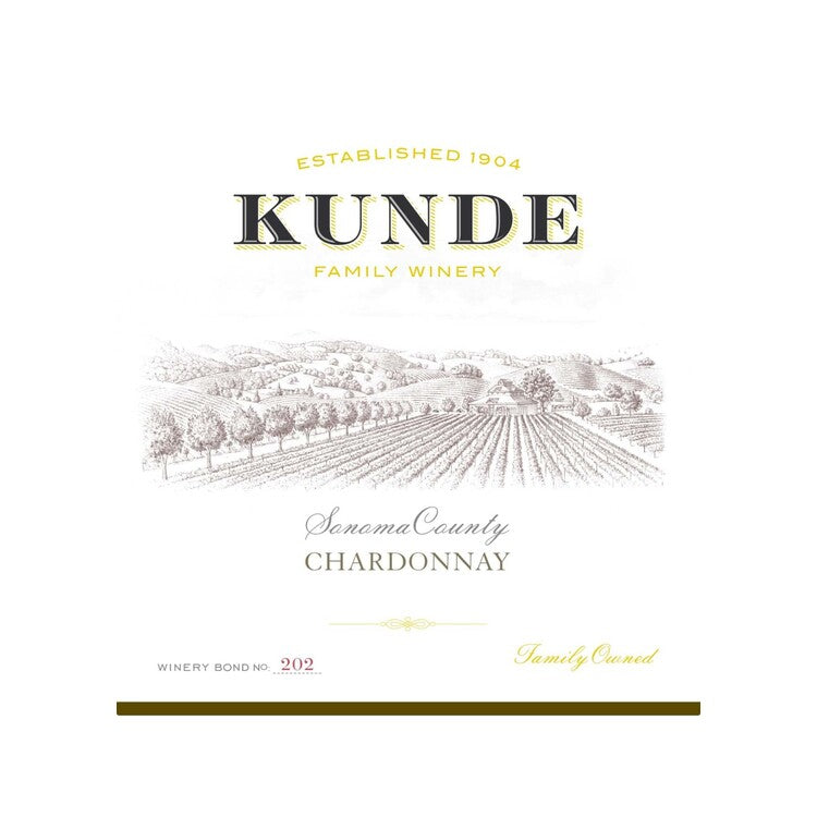 Kunde Family Estate Chardonnay Sonoma County 2021 - 750ML