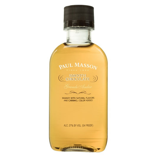Paul Masson Smooth Chocolate Flavored Brandy Grande Amber 54 - 100ML - Front