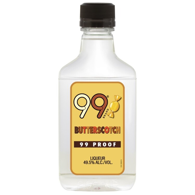 99 Brand Butterscotch Schnapps 99 - 200ML - Front