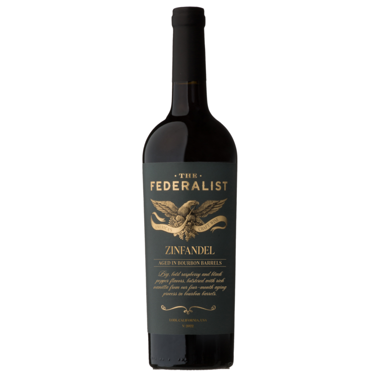 The Federalist Zinfandel Aged In Bourbon Barrels For 6 Months Lodi - 750ML - Front