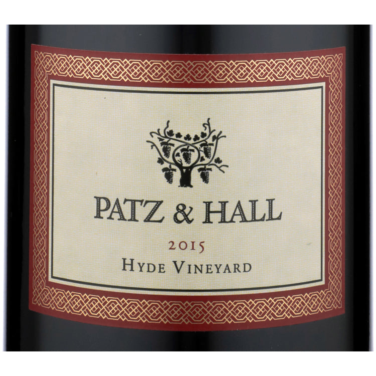 Patz & Hall Pinot Noir Hyde Vineyard Carneros 2015 - 1.5L - Front Label