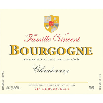 J.J. Vincent Bourgogne Chardonnay 2022 - 750ML - Front Label