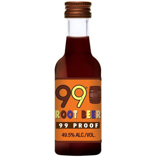 99 Brand Root Beer Liqueur 99 - 50ML - Front