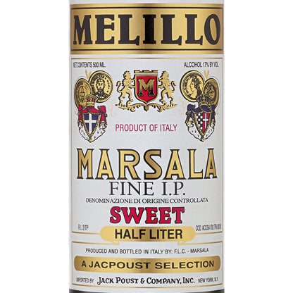 Melillo Marsala Sweet Fine I.P. - 500ML - Front Label