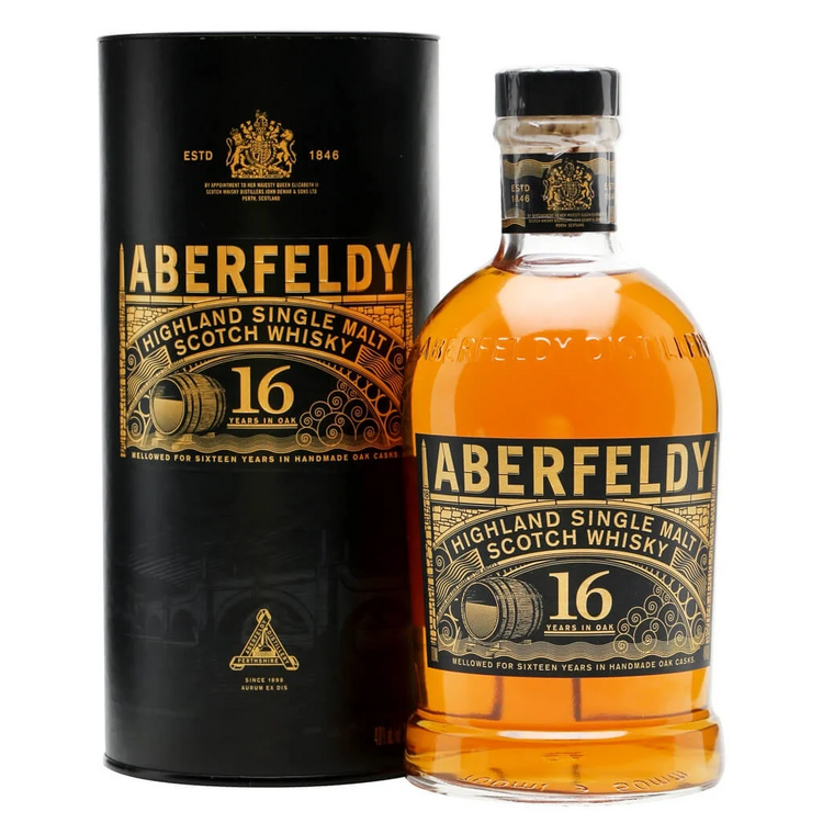 Aberfeldy Single Malt Scotch 16 Yr 80 - 750ML - Front