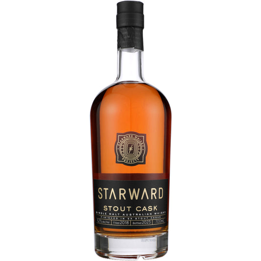 Starward Single Malt Whisky Finished In Ex Stout Casks 5 Yr 104 - 700ML - Front