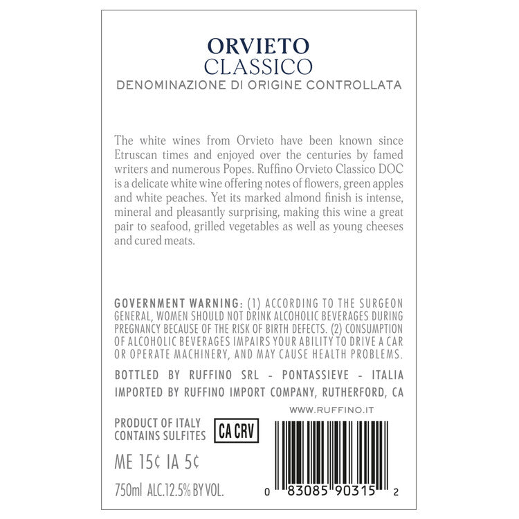 Ruffino Orvieto Classico - 750ML