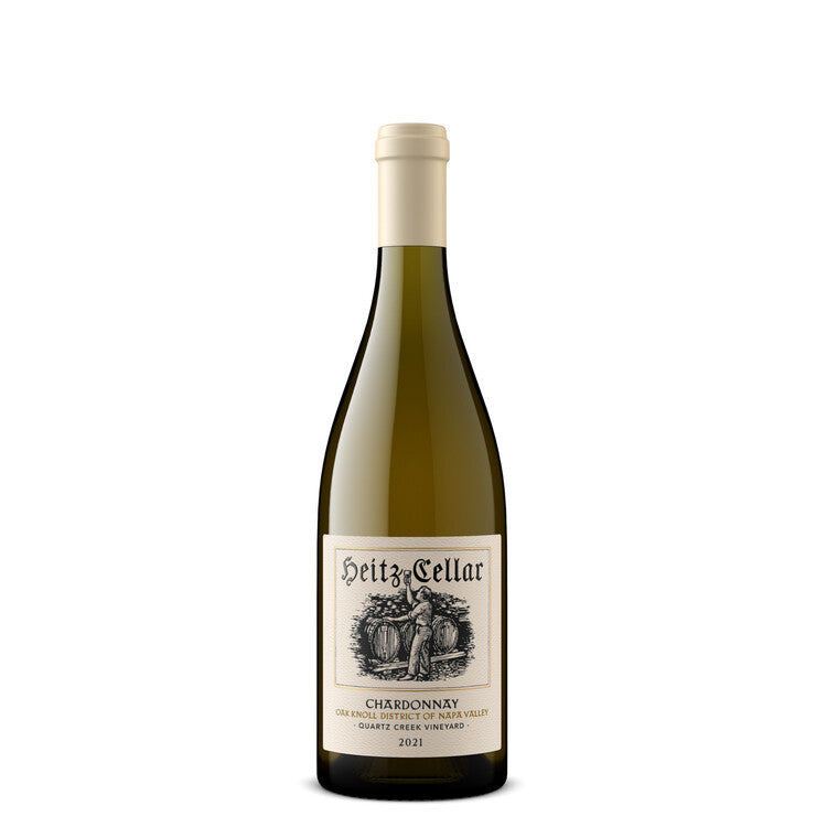Heitz Cellar Chardonnay Quartz Creek Vineyard Oak Knoll District 2021 - 750ML - Front