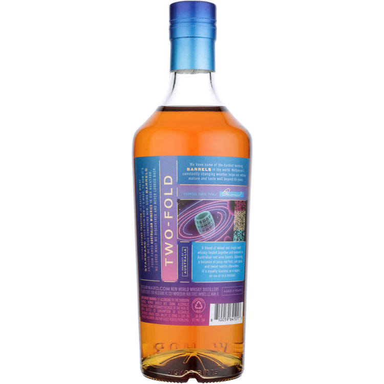 Starward Whiskey Two-Fold Wheat & Single Malt Whisky 3 Yr 90 - 750ML - Back