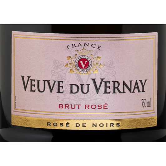 Veuve Du Vernay Brut Rose France - 750ML - Front Label