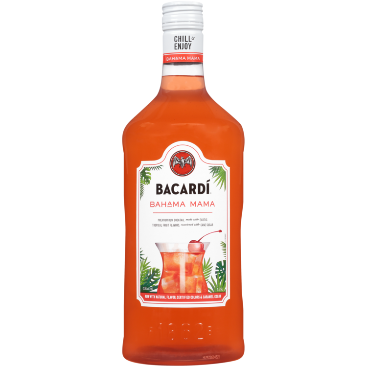 Bacardi Bahama Mama Classic Cocktails 25 - 1.75L - Front