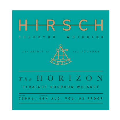 Hirsch Straight Bourbon The Horizon 92 - 750ML - Front Label