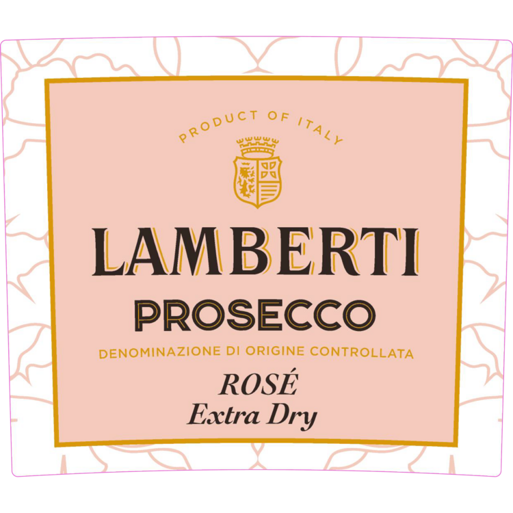 Lamberti Prosecco Extra Dry Rose Millesimato 2020 - 750ML