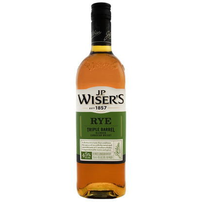 J.P. Wiser's Canadian Rye Whisky Triple Barrel 90 - 750ML - Front