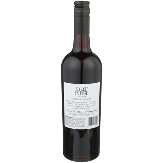 Steep Ridge Cabernet Sauvignon California - 750ML - Back