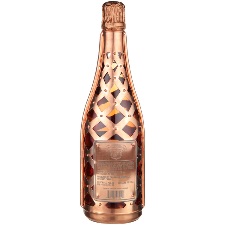 Beau Joie Champagne Brut Rose Cuvee Special Copper - 750ML - Back