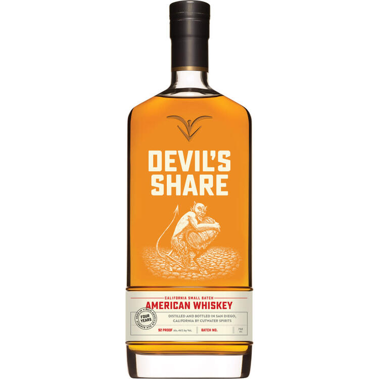 Cutwater Malt Whiskey Devil's Share Small Batch 92 - 750ML - Front