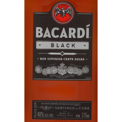Bacardi Black Rum 80 - 375ML
