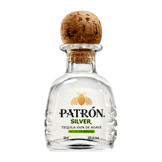 Patron Tequila Silver 80 - 50ML - Front