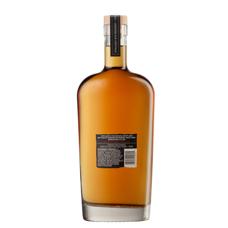 Redemption Straight Rye Whiskey 92 - 750ML