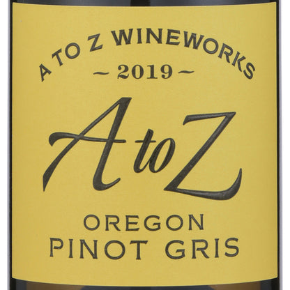A To Z Wineworks Pinot Gris Oregon 2019 - 375ML