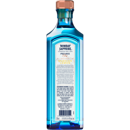 Bombay Gin Sapphire Premier Cru Murcian Lemon 94 - 700ML - Back
