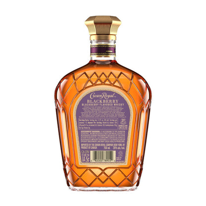 Crown Royal Blackberry Flavored Whiskey 70 - 750ML - Back