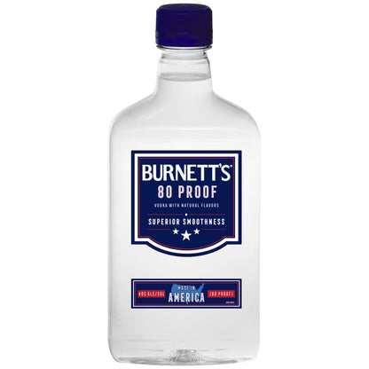 Burnett's Vodka 80 - 375ML - Front
