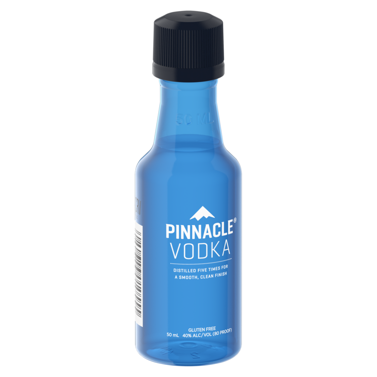 Pinnacle Vodka 80 - 50ML - Front Label