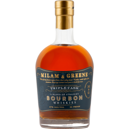 Milam & Greene Blended Bourbon Triple Cask 94 - 750ML - Front