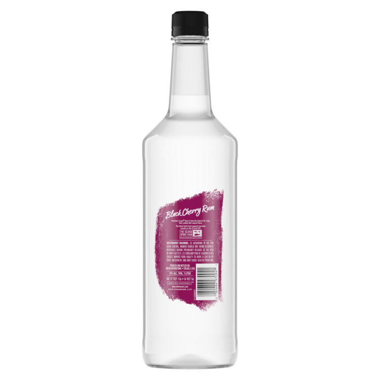 Cruzan Black Cherry Flavored Rum 42 - 1.0L - Back