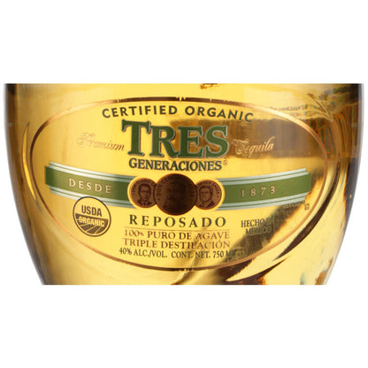 Tres Generaciones Tequila Reposado 80 - 750ML - Front Label