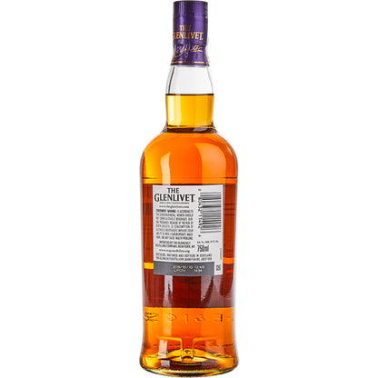 The Glenlivet Single Malt Scotch Cognac Cask Selection 14 Yr 80 With C - 750ML - Back